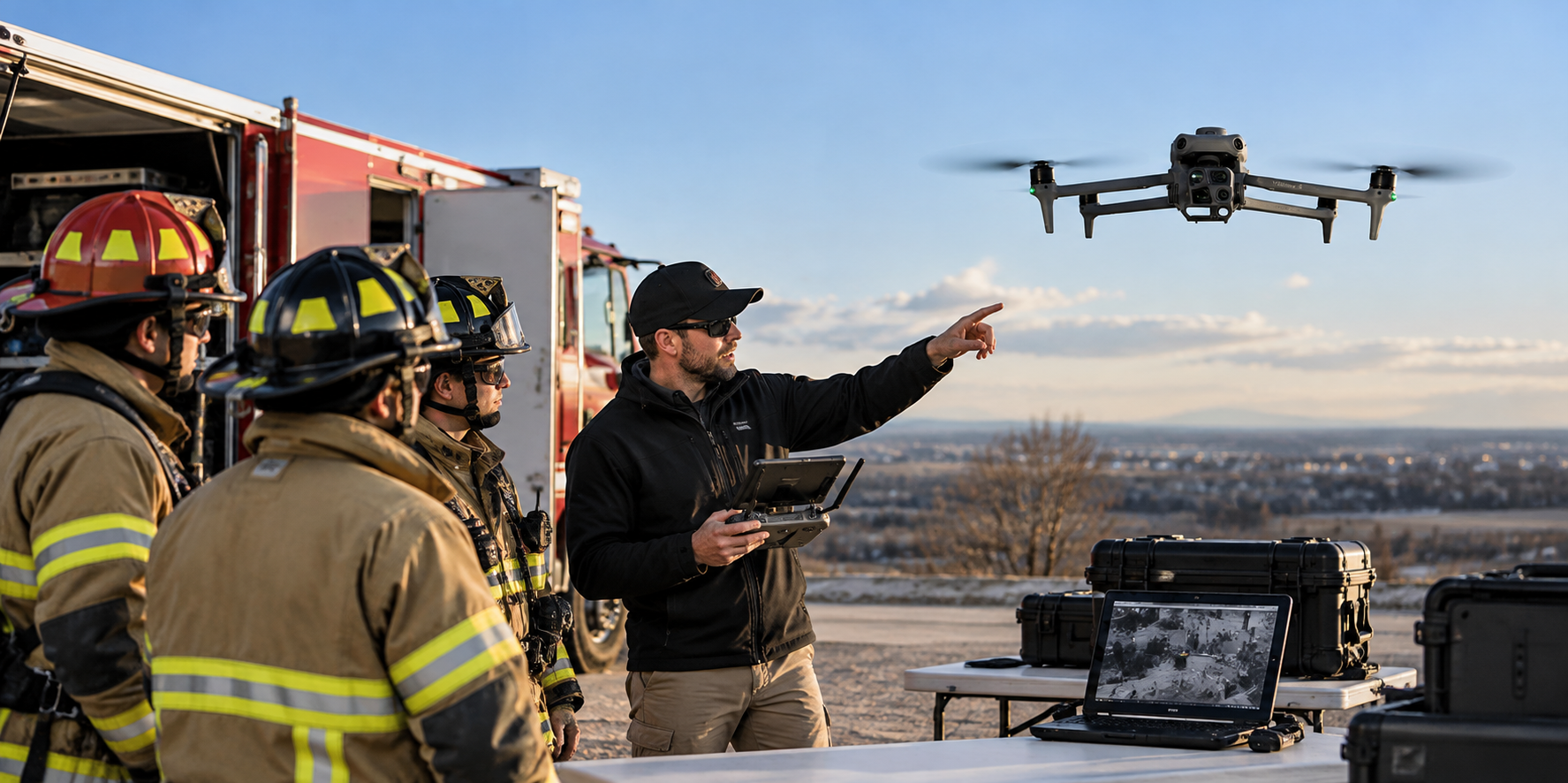 Drones for Fire Department Operations